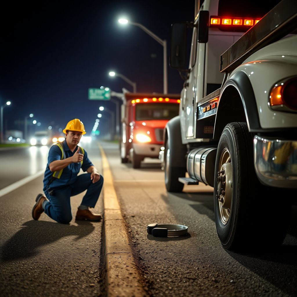 A Snappy Towing professional smiling while securing a vehicle onto a flatbed tow truck in Plaquemine, ensuring safe transport and customer satisfaction.